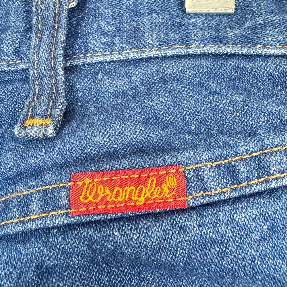Wrangler Jeans Womens 9 Blue 14MWZG Cowgirl Rodeo High Rise Straight Denim 30x31 - Picture 8 of 14
